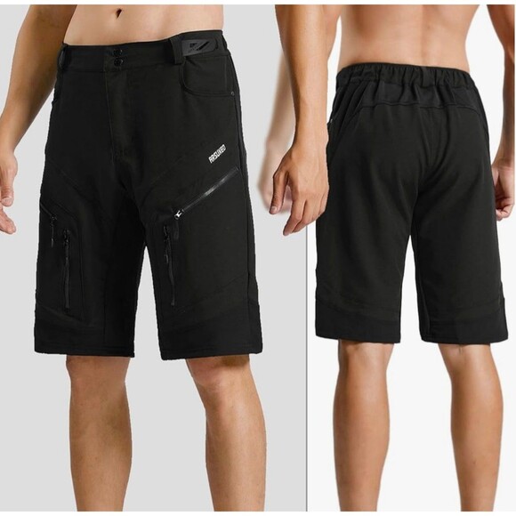 ARSUXEO Men's Loose Fit Water Resistant Cycling Shorts Size XL New With Tags - Picture 1 of 8